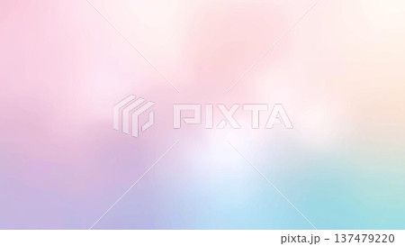淡色パステルグラデーション背景 淡色パステルグラデーション背景 137479220