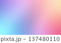 カラフル淡色グラデーション背景 137480110