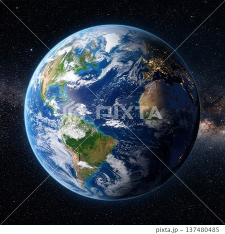 宇宙から見た地球の姿 宇宙から見た地球の姿 137480485