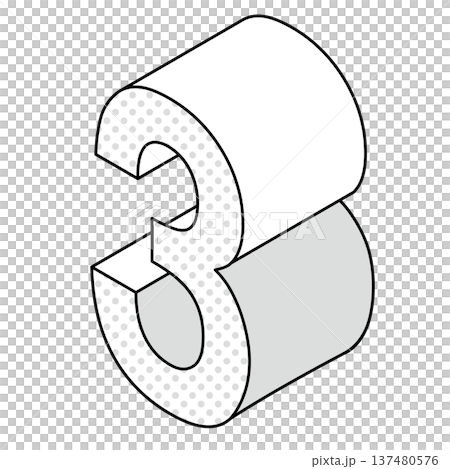 數字“3”的簡單圖標 數字“3”的簡單圖標 137480576