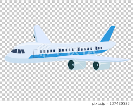 旅客機のイラスト 137480583