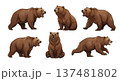 くまのイラストセット 137481802