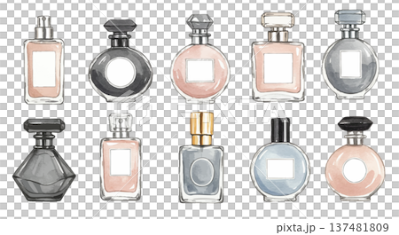 香水瓶和香水套裝 137481809