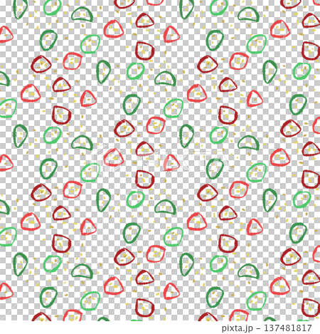 無縫圖案背景插圖，由切片辣椒（紅色和藍色混合）組成 137481817