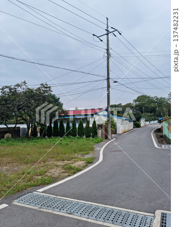 This is a Korean countryside landscape. This is a Korean countryside landscape. 137482231