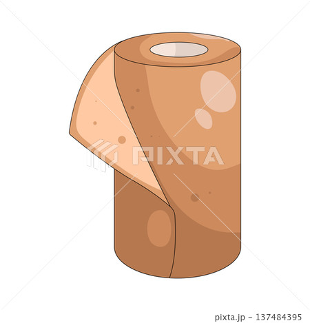 Illustration of bandage roll 137484395