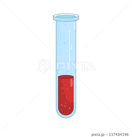 Illustration of blood sample 137484396