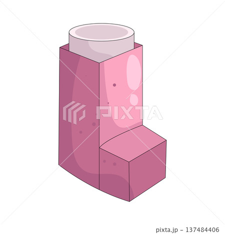 Illustration of inhaler 137484406