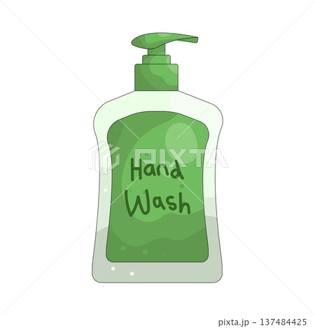 Illustration of hand wash Illustration of hand wash 137484425