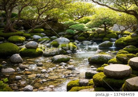 日本の伝統的な風景 137484459