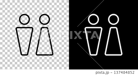 Simple minimal abstract toilet icon Simple minimal abstract toilet icon 137484852