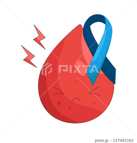 Illustration of blood drop Illustration of blood drop 137485162