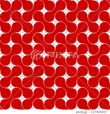 Swatch-compatible modern gourd-shaped pattern material in red Swatch-compatible modern gourd-shaped pattern material in red 137485857