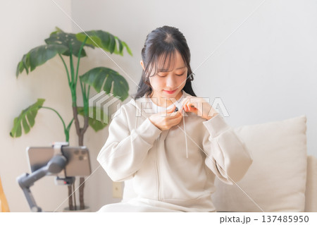 配信　ライバー　ストリーマー　動画配信　ワイヤレスマイク　撮影機材　ジンバル　マイク　動画共有 137485950