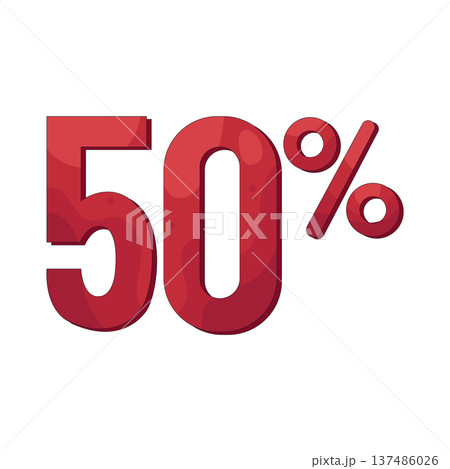 Illustration of discount Illustration of discount 137486026