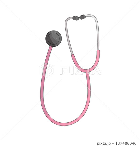 Illustration of stethoscope Illustration of stethoscope 137486046