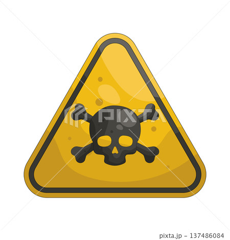 Illustration of danger sign Illustration of danger sign 137486084