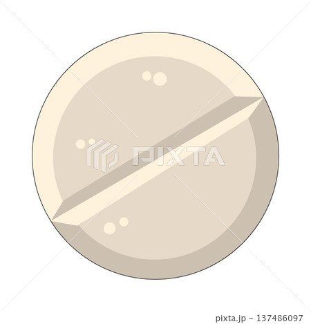 Illustration of pill  137486097
