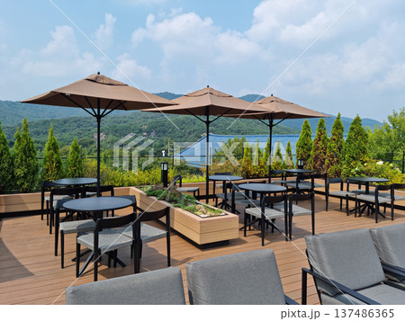 This is the rooftop cafe scene. This is the rooftop cafe scene. 137486365