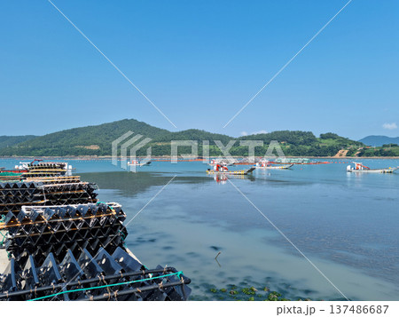 This is an island village with a view of the sea. This is an island village with a view of the sea. 137486687
