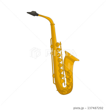 illustration of saxophone illustration of saxophone 137487202