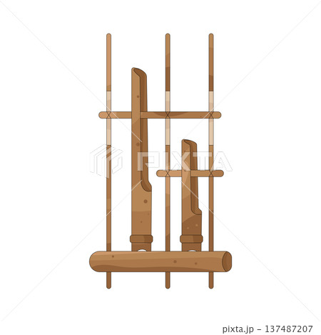 illustration of angklung 137487207
