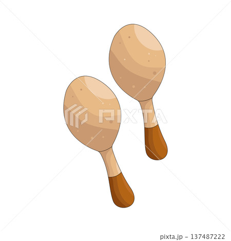 illustration of Maracas  137487222