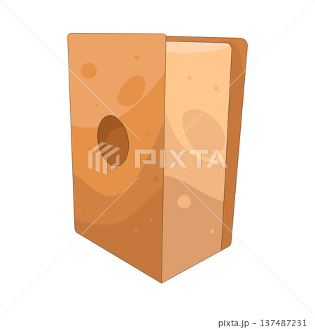 illustration of cajon illustration of cajon 137487231