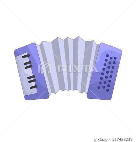 illustration of accordion  137487235