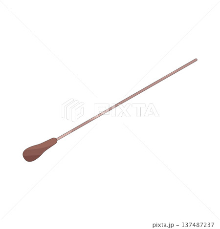 illustration of conductor baton illustration of conductor baton 137487237