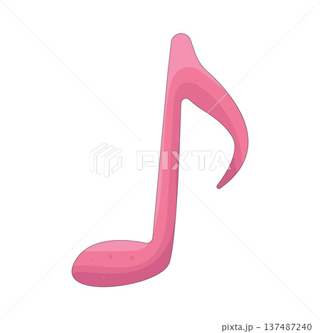 illustration of music note illustration of music note 137487240