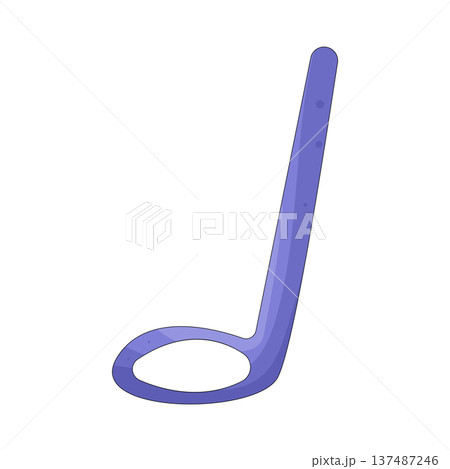 illustration of quarter note 137487246