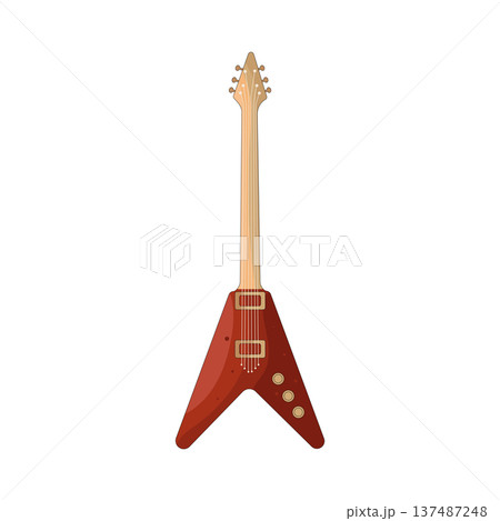 illustration of electric guitar 137487248