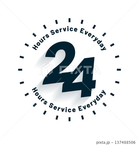 24 hours everyday service support background 24 hours everyday service support background 137488506
