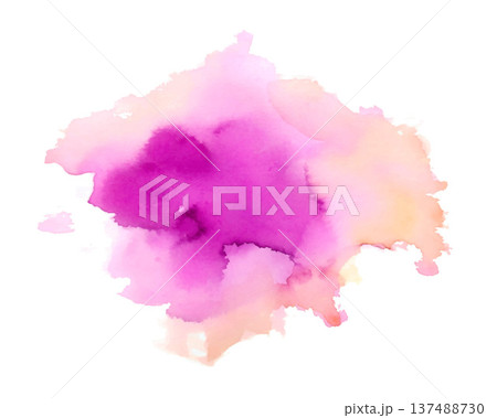 hand-painted pink watercolor smear grungy backdrop design 137488730