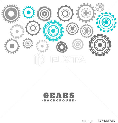 mechanical transmission gear wheel on white background mechanical transmission gear wheel on white background 137488783