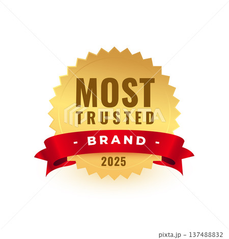 2025 most trusted brand achievement sticker 137488832