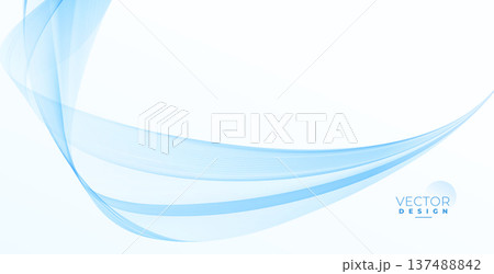 abstract light blue gradient curved lines on white background abstract light blue gradient curved lines on white background 137488842
