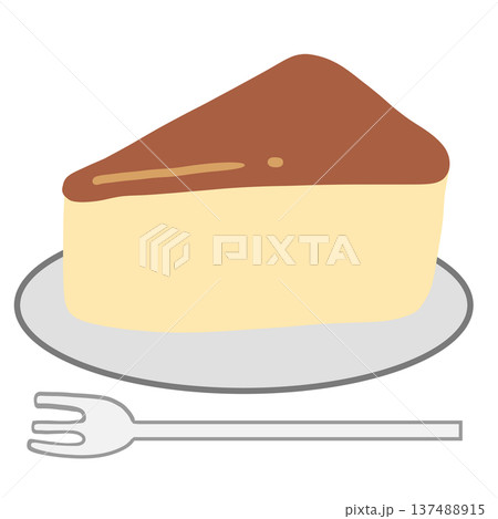 チーズケーキのイラスト 137488915