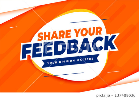 feedback and review banner with your opinion matters message feedback and review banner with your opinion matters message 137489036