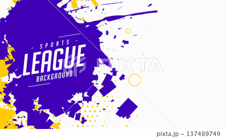 abstract racing sporty league background with splatter effect 137489749
