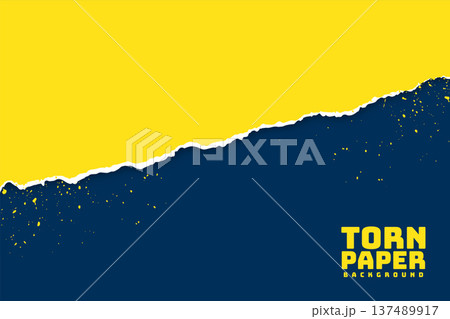 grunge texture torn paper background with splatter effect 137489917