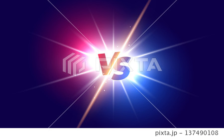trendy versus vs comparison wallpaper with light effect trendy versus vs comparison wallpaper with light effect 137490108