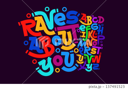 Fun Font Kid Logo Alphabet Color Typography Childish Letter Set, Creative Typographic Design for Carnival Title Text, Music Fest Poster Headline and Logotype. Funny Colorful Fonts. Vector Typeface Fun Font Kid Logo Alphabet Color Typography Childish Letter Set, Creative Typographic Design for Carnival Title Text, Music Fest Poster Headline and Logotype. Funny Colorful Fonts. Vector Typeface 137491523