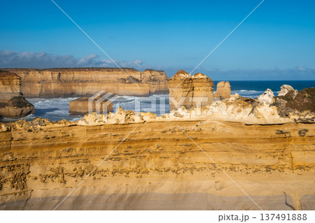 The Razorback Lookout at the Twelve Apostles, Great Ocean Road, Australia The Razorback Lookout at the Twelve Apostles, Great Ocean Road, Australia 137491888