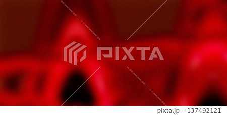 Abstract Red Neon Glow Background with Dark Dramatic Texture 137492121