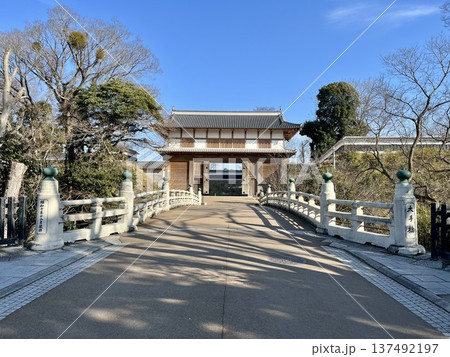 水戸城の薬医門 137492197