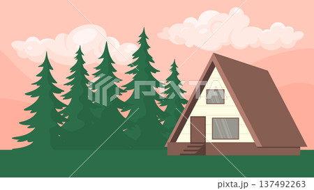 house in forest house in forest 137492263