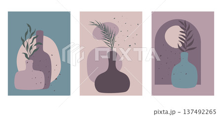posters with plant in vase posters with plant in vase 137492265