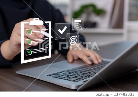 Task Management Checklist and Business Goal Tracking System Task Management Checklist and Business Goal Tracking System 137492333